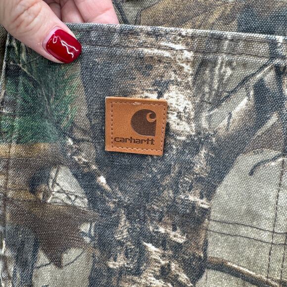 Carhartt Camo Pants Mens 34x32 ACTUAL Realtree Xtra B235-977 Utility Made in USA - Picture 4 of 10